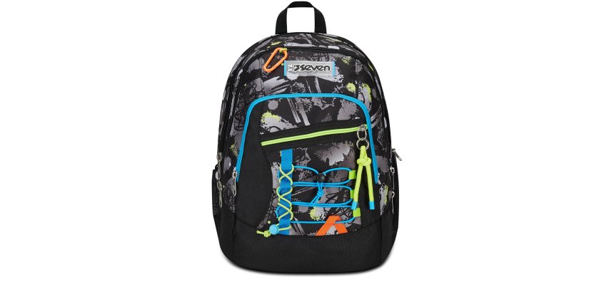Seven 200102412-899 zaino Zaino scolastico Multicolore Poliestere