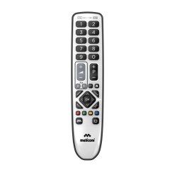 Meliconi Gumbody Pratico 2+ remote control IR Wireless TV, TV set-top box Press buttons