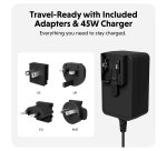 HYPER HJ3004WHGL mobile device charger Headphones, Smartphone, Smartwatch Silver, White DC, USB Wireless charging Fast charging Indoor