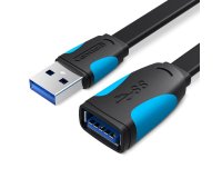 Vention Cable Alargador USB 3.0 VAS-A13-B200/ USB Macho - USB Hembra/ 2m/ Negro y Azul