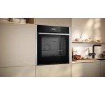 NEFF Four encastrable EcoClean B54CR31N0, N70, 14 modes de cuisson, Slide & Hide