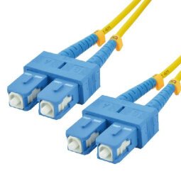 MCL FJOS2/SCSC-5M câble InfiniBand et à fibres optiques SC Jaune