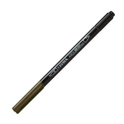 Lyra Aqua Brush Duo marcatore Fine/Extra grassetto Marrone 1 pz