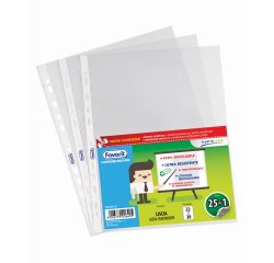 Favorit 400083625 foglio di protezione 220 x 300 mm Polipropilene (PP) 26 pz