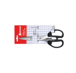 Artiglio 4368T forbici da cancelleria Universale Taglio a zig zag Nero, Acciaio inox