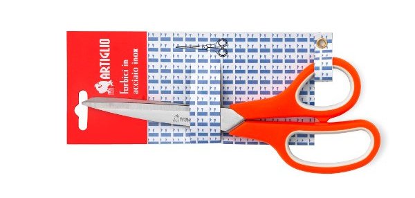 Artiglio 4365T stationery/craft scissors Universal Straight cut Orange, Stainless steel, White
