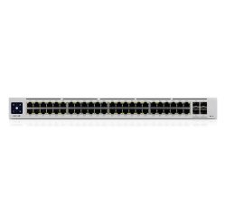 Ubiquiti UniFi Pro 48-Port PoE Gestionado L2/L3 Gigabit Ethernet (10/100/1000) Energía sobre Ethernet (PoE) 1U Plata