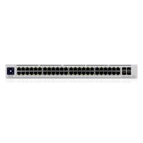 Ubiquiti UniFi Pro 48-Port PoE Gestionado L2/L3 Gigabit Ethernet (10/100/1000) Energía sobre Ethernet (PoE) 1U Plata