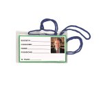 Lebez 31-100-BL-B badge e porta badge Supporto per badge 100 pz