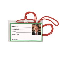 Lebez 31-100-R-B badge e porta badge Supporto per badge 100 pz