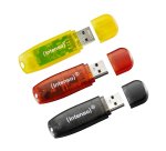 Intenso Rainbow 3x32GB Yellow/Red/Black USB flash drive USB Type-A 2.0 Transparent