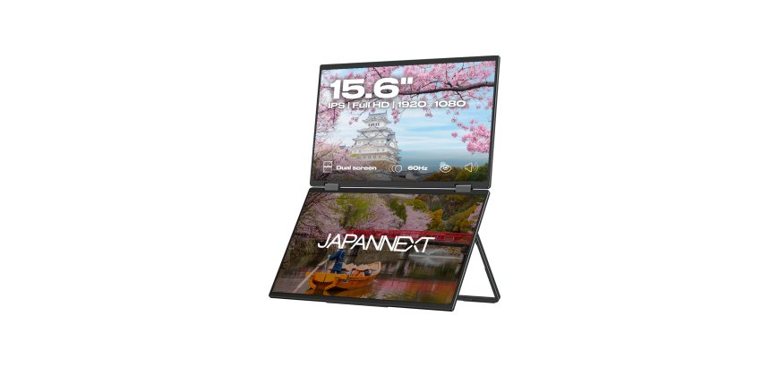JAPANNEXT JN-DMD-IPS156F écran plat de PC 39,6 cm (15.6") 1920 x 1080 pixels Full HD LCD Noir