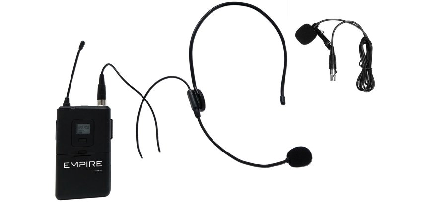 Empire Media MN100 Nero Microfono per radio