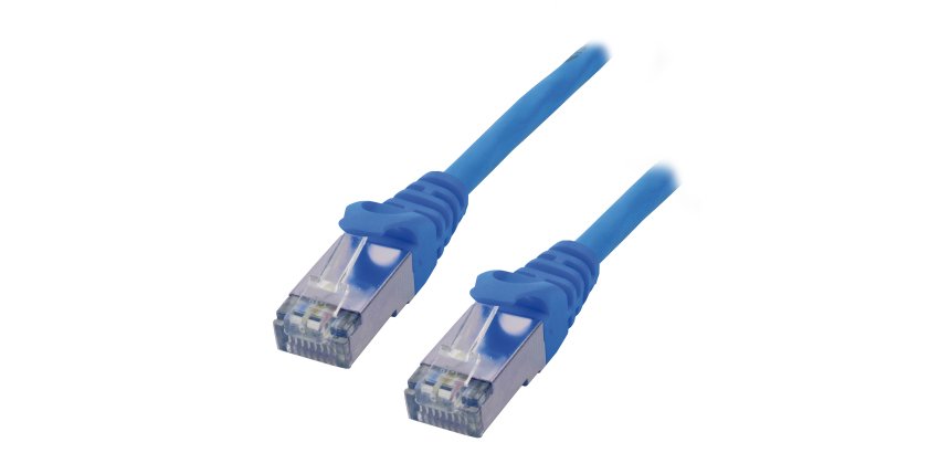 MCL FTP6-1M/B câble de réseau Bleu Cat6 F/UTP (FTP)