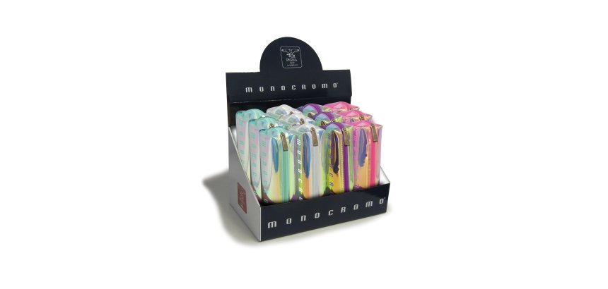 ASTUCCIO OVALE FLASH IRIDESCENTE MISURA 19 5x5 5x5 CM COLORI ASSORTITI