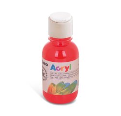 Primo 402TA125300 acrylic paint 125 ml Red Bottle