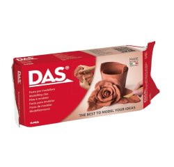 Pate a modeler das auto durcissante 1kg coloris rouge