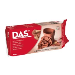 Pate a modeler das auto durcissante 1kg coloris rouge