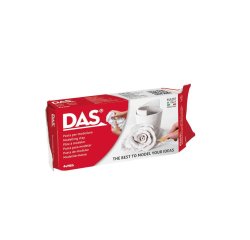 Pate a modeler das auto durcissante 1kg coloris blanc