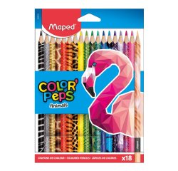Maped Color Peps Animal Multicolore 18 pz