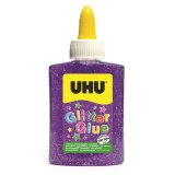 Colle pailletée uhu coloris violet 88,5ml