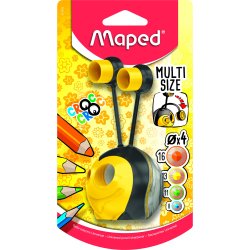 Maped Croc Croc Manual pencil sharpener Black, Yellow