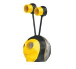 Taille-crayon double Croc Croc Universal, jaune/noir