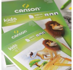 Bloc canson mes premiers dessins a4 210x290mm paquet   30 feuilles