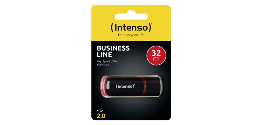 Intenso 32GB USB2.0 USB flash drive USB Type-A 2.0 Black, Red