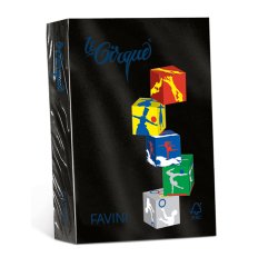 Carta Le Cirque - A4 - 160 gr - nero 400 - Favini - conf. 250 fogli