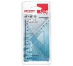 Coppia squadra Profil - 45/60gradi - 12cm - alluminio - Arda