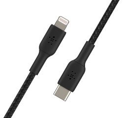 Belkin CAA004BT1MBK cable de conector Lightning 1 m Negro