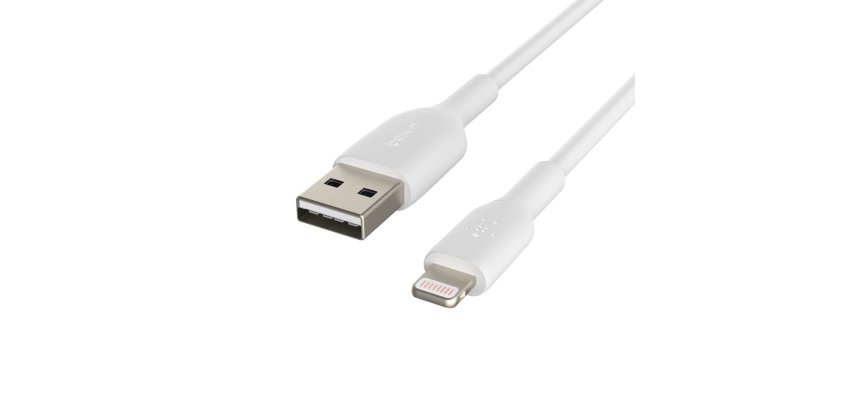 Belkin CAA001BT2MWH câble Lightning 2 m Blanc