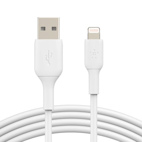 Belkin CAA001BT1MWH2PK cable de conector Lightning 1 m Blanco