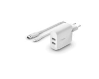 Belkin WCD001VF1MWH cargador de dispositivo móvil Universal Blanco Corriente alterna Interior