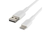 Belkin CAB001BT2MWH cable USB 2 m USB A USB C Blanco