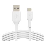 Belkin CAB001BT2MWH cable USB 2 m USB A USB C Blanco
