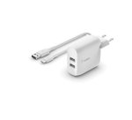 Belkin WCE001VF1MWH cargador de dispositivo móvil Universal Blanco Corriente alterna Interior