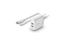 Belkin WCE001VF1MWH cargador de dispositivo móvil Universal Blanco Corriente alterna Interior