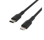 Belkin CAA003BT1MBK cable de conector Lightning 1 m Negro