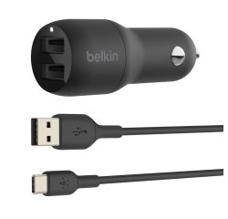 Belkin Boost Charge Smartphone Negro Encendedor de cigarrillos Auto