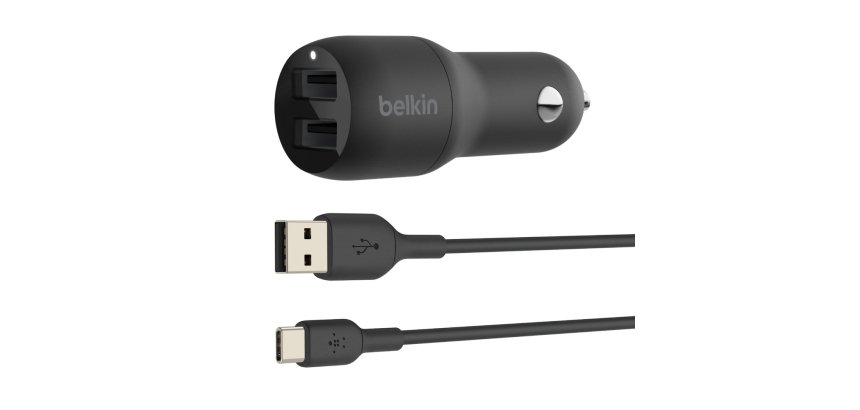 Belkin Boost Charge Smartphone Negro Encendedor de cigarrillos Auto