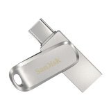 Sandisk USB Key SanDisk Ultra Dual Drive Luxe 128GB 128 GB Usb 3.1 (Usb-C) Silver