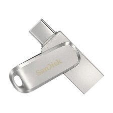 SanDisk Ultra Dual Drive Luxe unidad flash USB 128 GB USB Type-A / USB Type-C 3.2 Gen 1 (3.1 Gen 1) Acero inoxidable