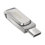 SanDisk Ultra Dual Drive Luxe lecteur USB flash USB Type-A / USB Type-C 3.2 Gen 1 (3.1 Gen 1) acier inoxydable 128 Go