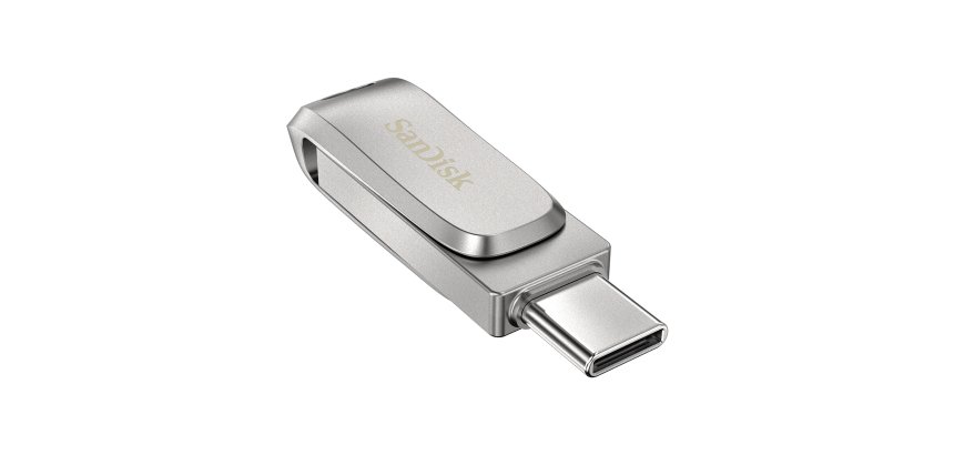 Sandisk clé USB Ultra Dual Drive Luxe 128 Go Usb 3.1 (Usb-A), Usb 3.1 (Usb-C) Argent