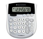 Texas Instruments TI-1795 SV calcolatrice Desktop Calcolatrice di base Nero, Argento, Bianco