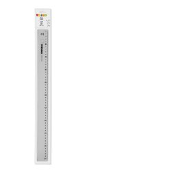 Primo 8251RG50 ruler Desk ruler 500 mm Polystyrene Grey 1 pc(s)