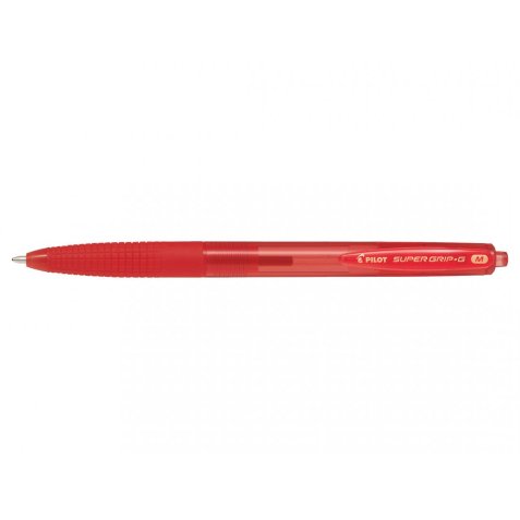 Stylo bille SUPER GRIP G rétractable pointe moyenne encre rouge