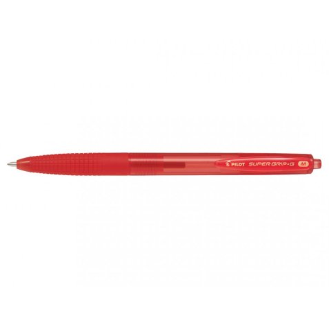 Stylo bille SUPER GRIP G rétractable pointe moyenne encre rouge